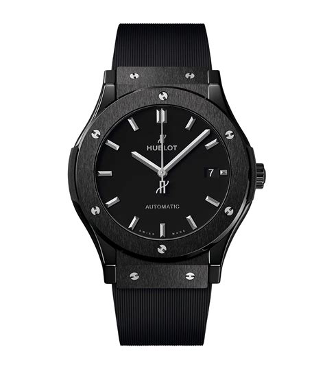 hublot black and red watch|Hublot black ceramic watch.